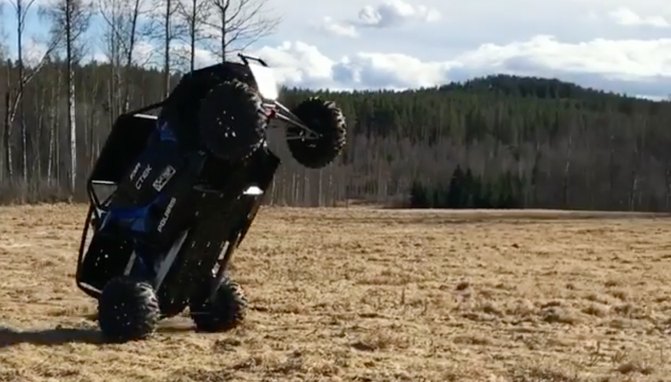 This Guy is the King of the RZR Wheelie + Video