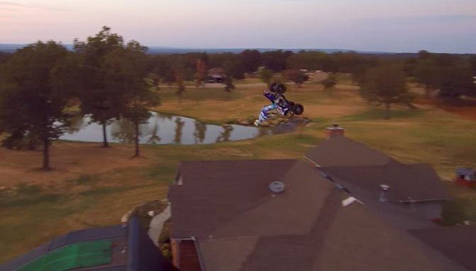 ATV Rider Backflips over a House + Video